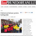 Începem cu un articol semnat de Petronela Tămaş, de la Ziarul Hunedoreanului, în care autoarea ne spune că “11 persoane din Aninoasa au fost evacuate la sfârşitul săptămânii trecute, dintr-un […]