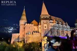 Castelul Corvinilor de la Hunedoara, noaptea