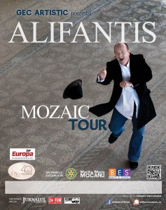 Nicu Alifantis - afişul turneului Mozaic Tour