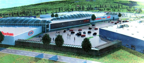 Viitorul mall de lângă Auchan Deva