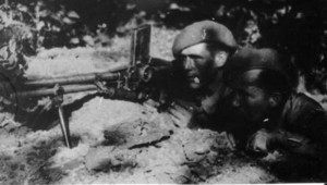 Puşcaşii mitraliori erau primele ţinte vizate de inamic şi în cel de-al Doilea Război Mondial