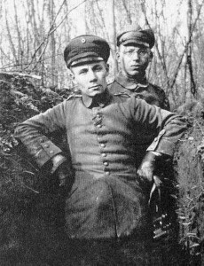 Locotenentul Rommel, în tranşeu, în Franţa – Primul Război Mondial