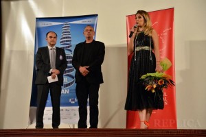Călin Hera, Costin Tinca şi Amalia Enache, cei trei hunedoreni care au reuşit să aducă la Hunedoara  Festivalul Filmului European