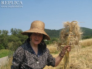 Doar bătrânii de la sate mai ştiu cum să alcătuiască minunata cunună din spice de grâu